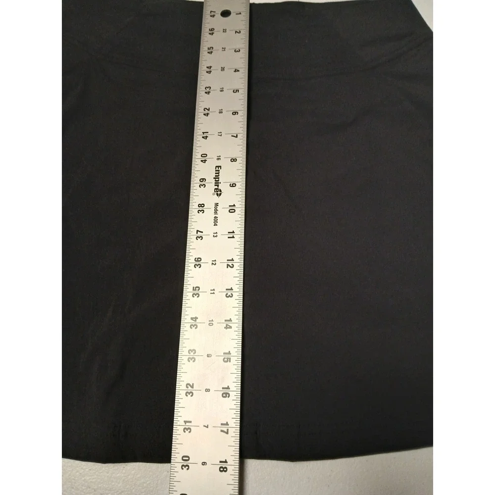 Royal Robbins Jammer Skort Black Hiking Active Travel golf Skirt Women Size 8